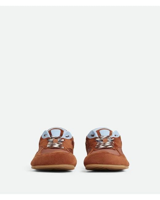 Bottega Veneta Brown Orbit Flash Low-Top Sneakers for men
