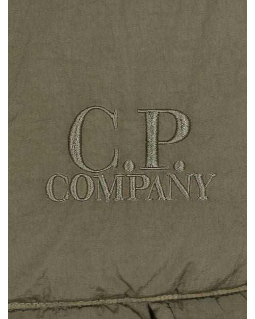 C P Company Green Quilted Padded Vest for men