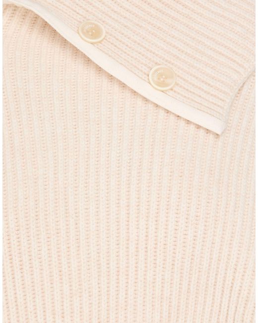 Jacquemus Natural Solid Color Jumpers