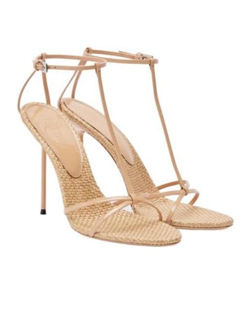 Paris Texas White Lidia Patent Leather Sandals