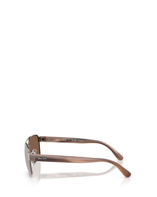 Ray-Ban Gray Full Frame Sunglasses for men