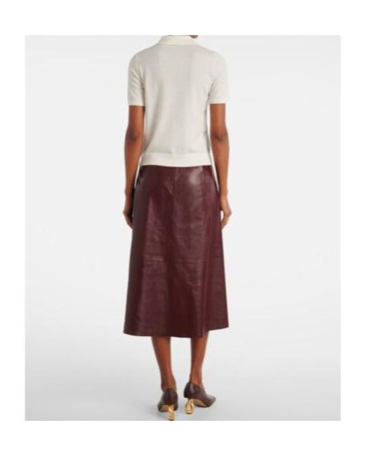Altuzarra White Nemo Wool-Blend Polo Shirt