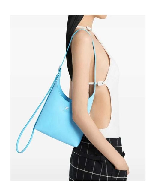 Courreges Blue Courrèges Melt Small Shoulder Bag