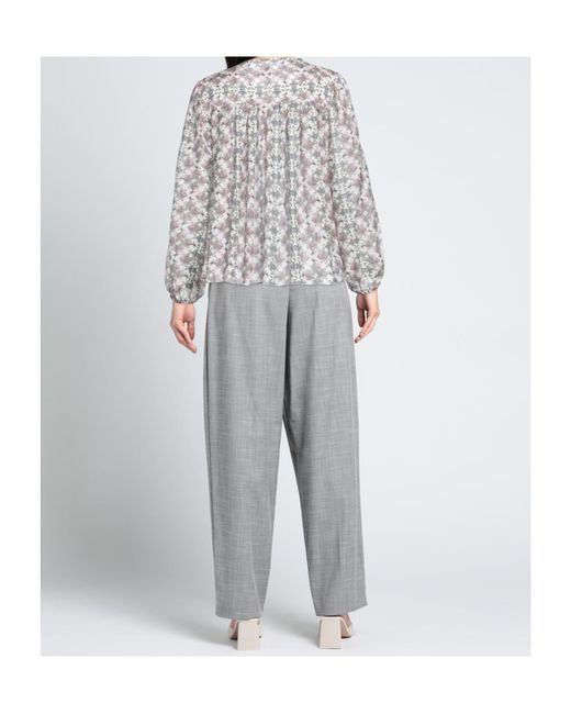 Isabel Marant Gray Floral Print Cover-Up