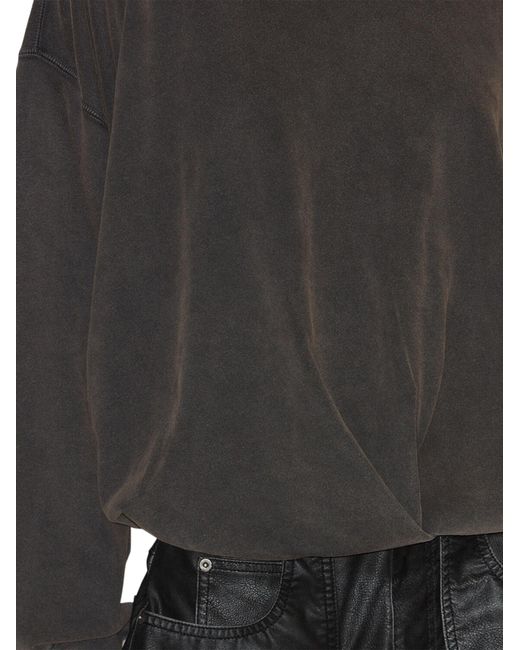 Isabel Marant Gray Isabel Marant Étoile Sauria Draped Sweatshirt