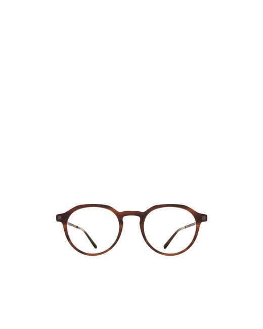 Mykita Metallic Saga Round Frame Glasses for men
