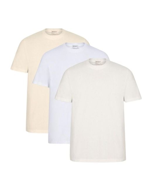 Maison Margiela White Round-Neck Short-Sleeve T-Shirt for men
