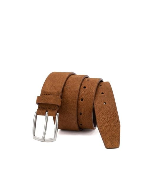 Orciani Brown Buckle Belt for men