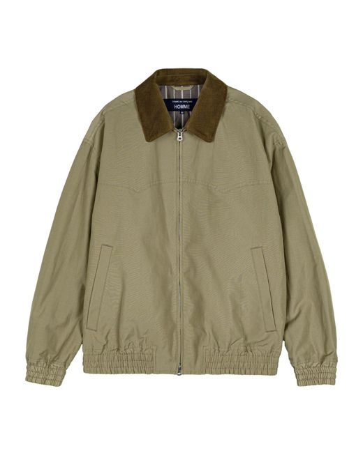 Comme des Garçons Green Long-Sleeved Jacket for men