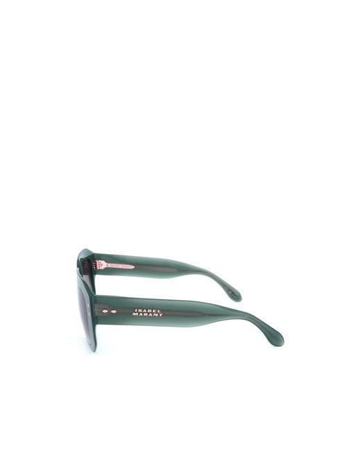 Isabel Marant Multicolor Geometric Frame Sunglasses
