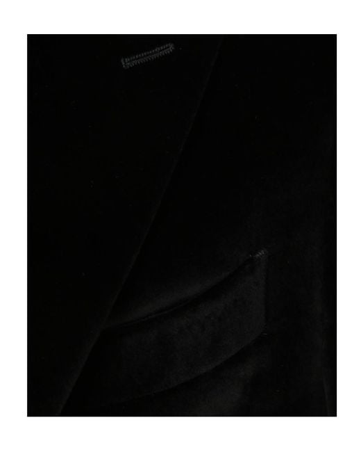 Canali Black Long-Sleeve Blazer for men