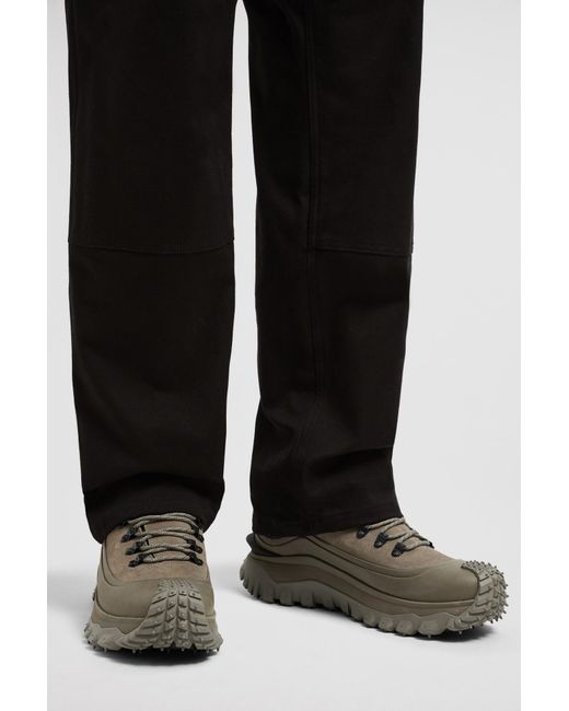 Moncler Brown Trailgrip High-Top Sneakers for men