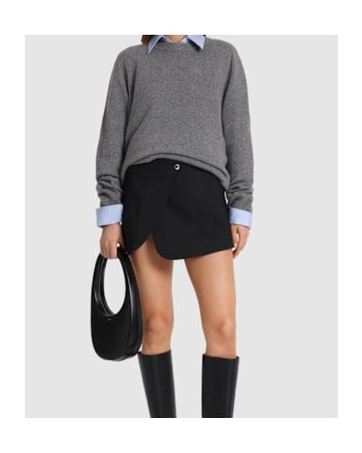 Coperni Black Slit Skirt