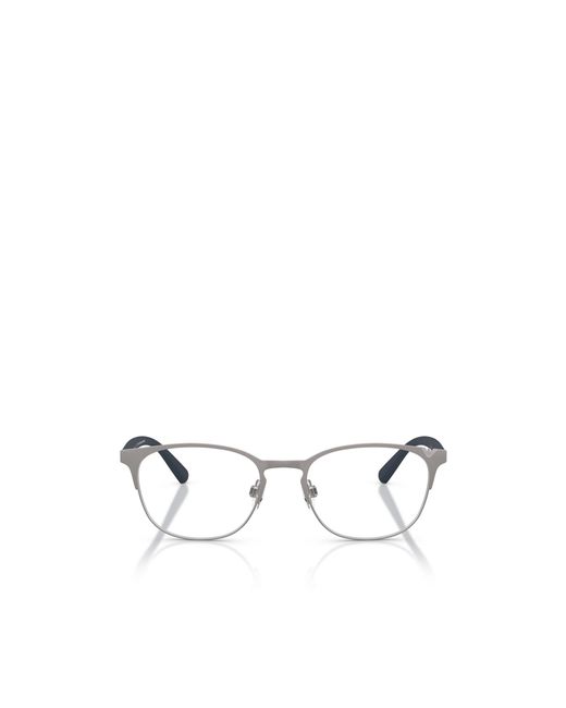 Emporio Armani White Square Frame Glasses for men
