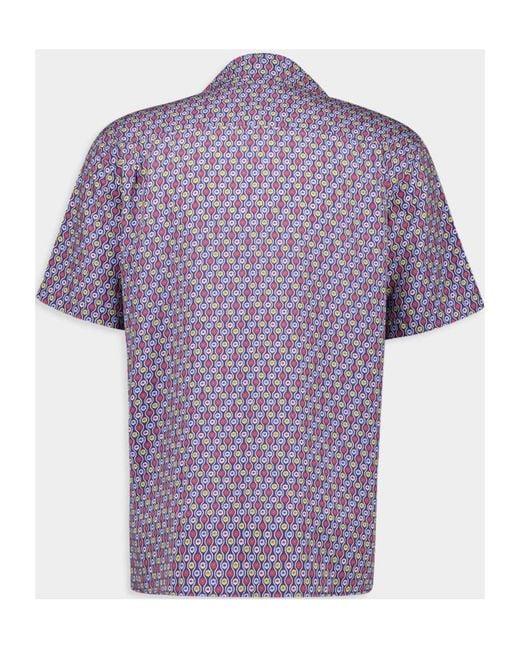 Orlebar Brown Purple Short-Sleeved Shirt for men
