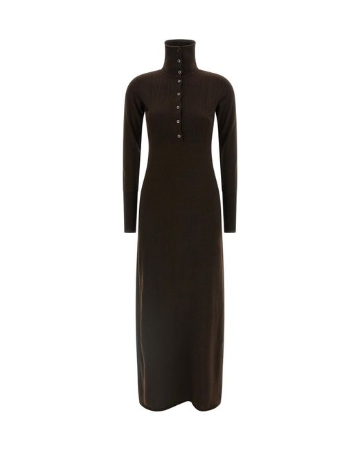 Tom Ford Black High Neck Polo Dress