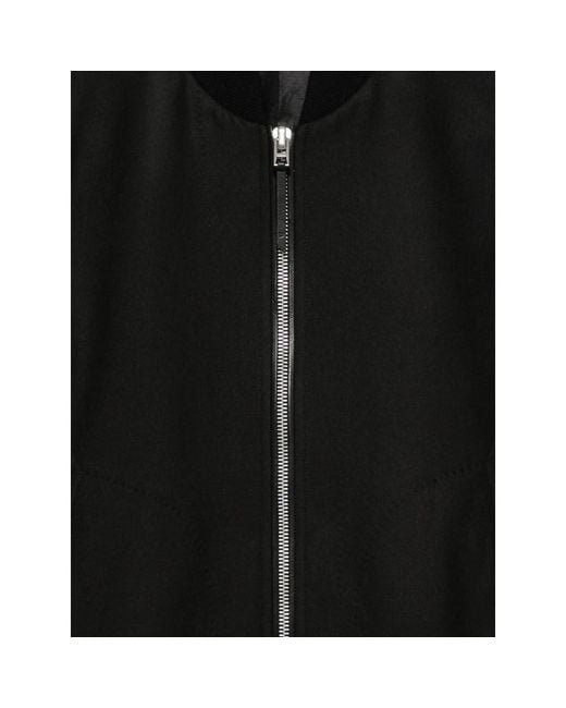 Tom Ford Black Leather-Trim Bomber Jacket for men