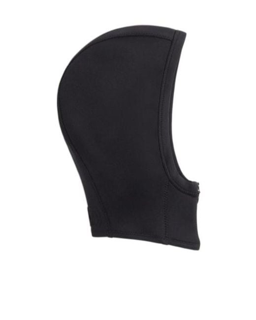 Valentino Black Vlogo-Signature Jersey Hood With Zip for men