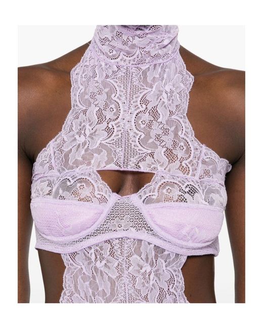Jean Paul Gaultier Pink X Shayne Oliver Lingerie Minidress