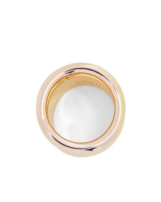 Loewe Metallic Nappa Knot Ring
