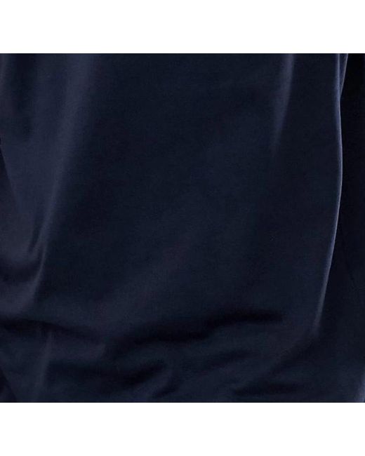 Emporio Armani Blue Round-Necked T-Shirt for men