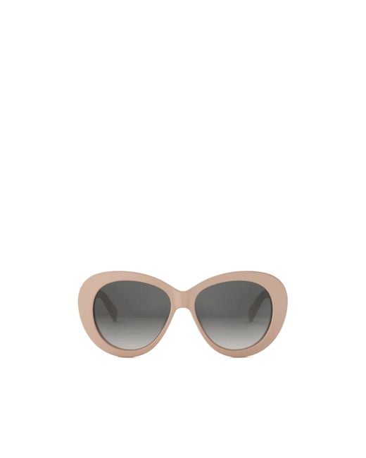 Céline White Full Frame Sunglasses