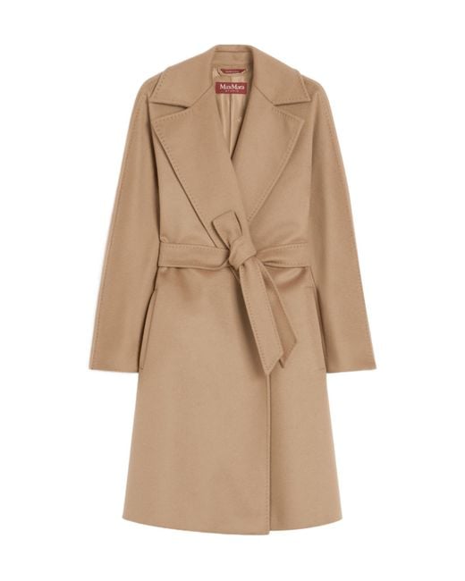 Max Mara Natural Studio Dravenna Belted Coat
