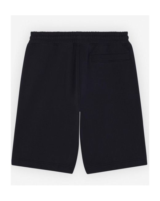 Maison Kitsuné Blue Maison Kitsuné Bold Fox Head Patch Oversize Jog Shorts for men