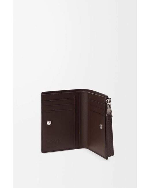 Loewe Brown Puzzle Slim Compact Wallet for men