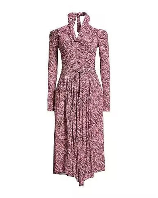 Isabel Marant Purple Stretch Dress