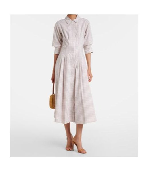 Jonathan Simkhai Multicolor Jazz Gingham Cotton-Blend Shirt Dress