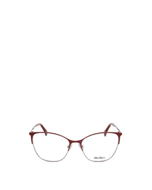 Max Mara Natural Square Frame Glasses