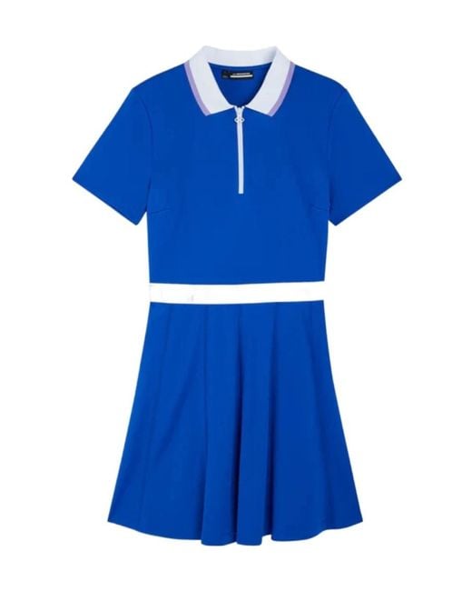 J.Lindeberg Blue Helga Tennis Minidress