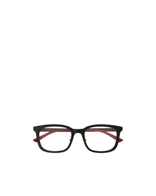 Gucci White Eyewear Square Frame Glasses for men