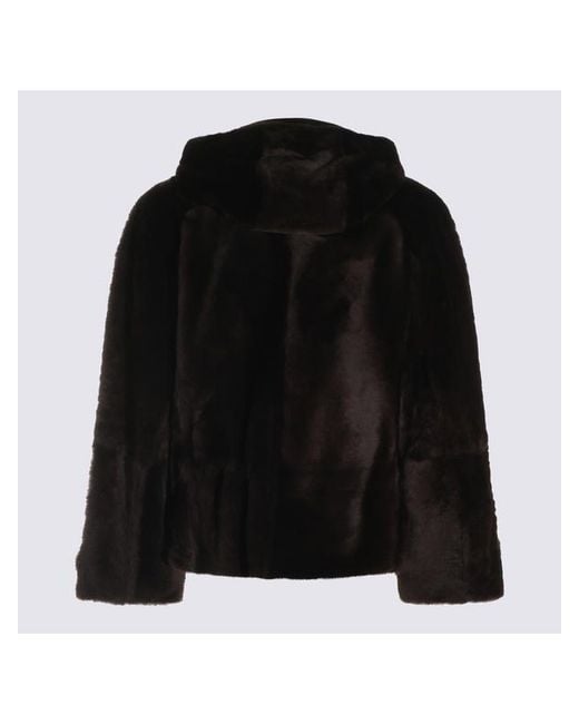 Brunello Cucinelli Black Hooded Jacket