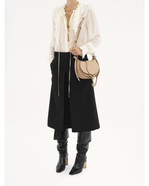 Chloé White Chloé Small Ride Crossbody Bag