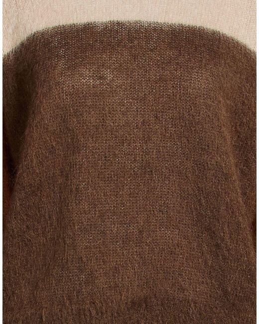 Isabel Marant Brown Crew Neck Knit Sweater