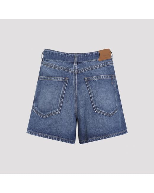 Sportmax Blue Spxfiesta Denim Shorts