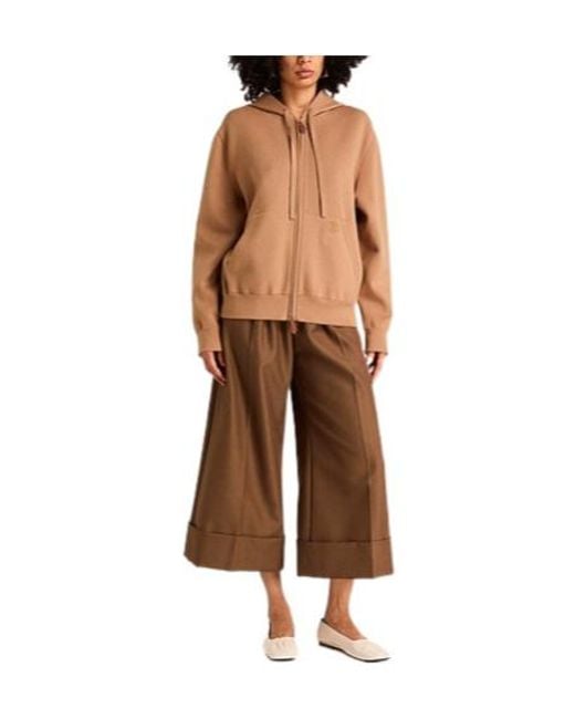 Burberry Brown Simple Hoodie