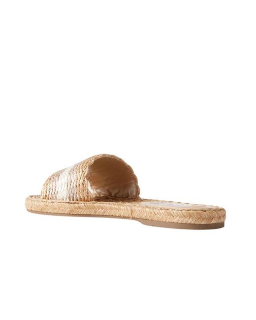 Aquazzura Natural Pya Slides