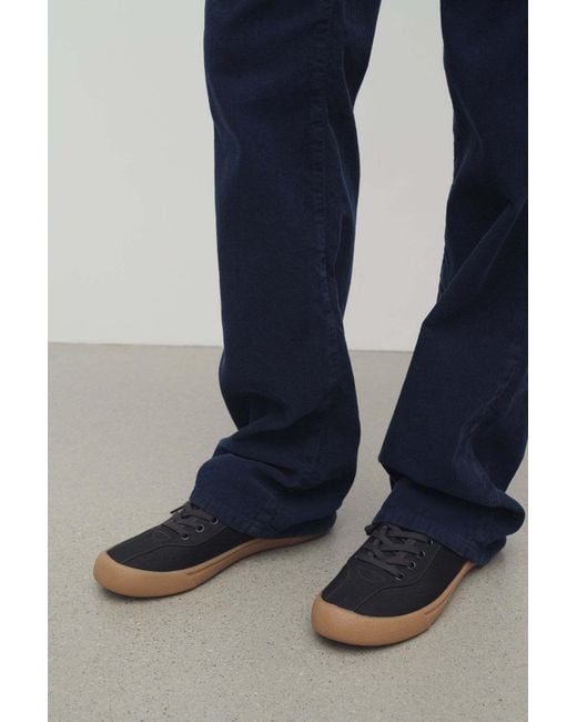 The Row Black Panelled Lace-Up Sneakers