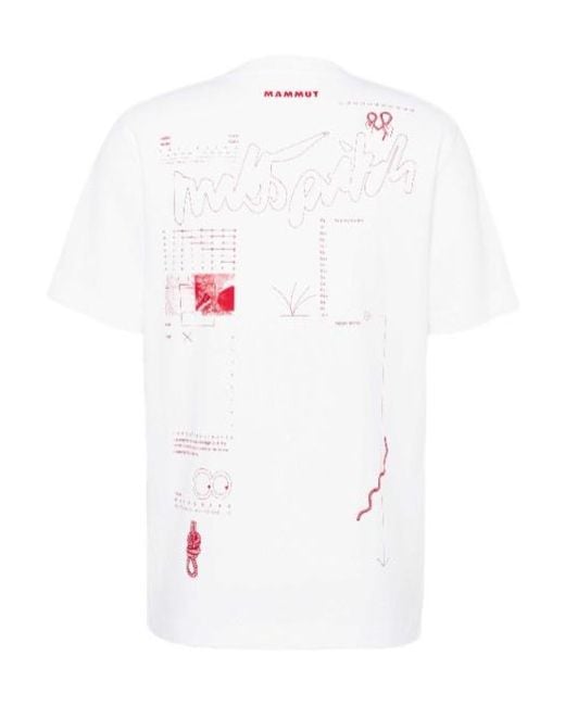 Mammut White Base T-Shirt Multi-Pitch for men