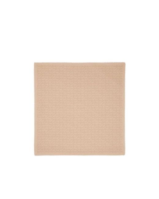 Saint Laurent Natural Large Square Scarf