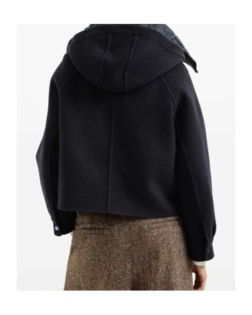 Brunello Cucinelli Black Hand-Crafted Outerwear Jacket