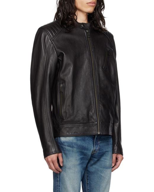 Belstaff Black V Racer 2.0 Biker Jacket for men