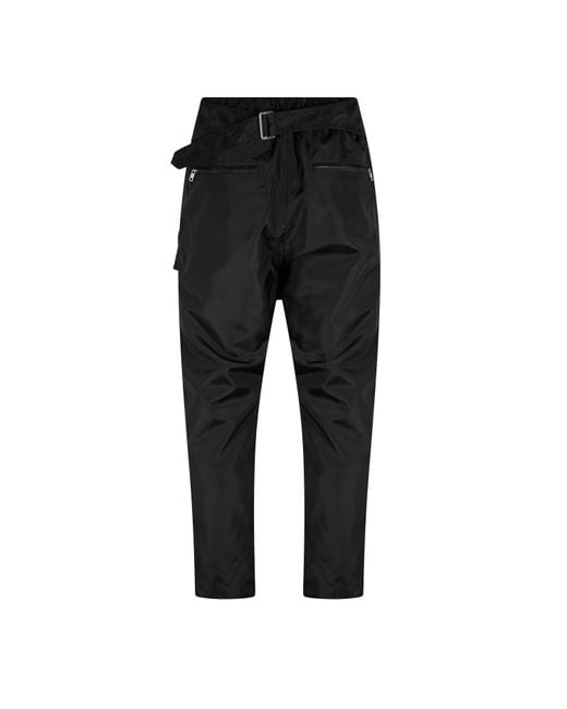 Rick Owens Black Workwear Casual Pants for men
