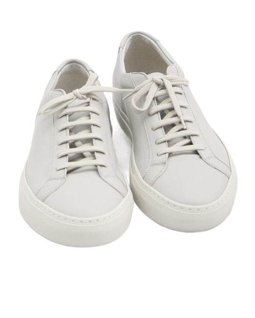 Common Projects White Achilles Premium Sneakers for men