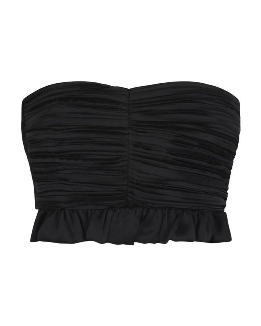 REMAIN Birger Black Strapless Top