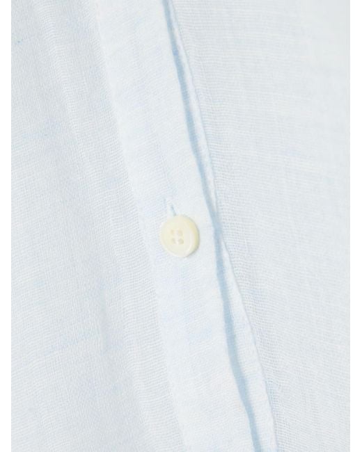 Lemlem Blue Cotton-Gauze Blouse