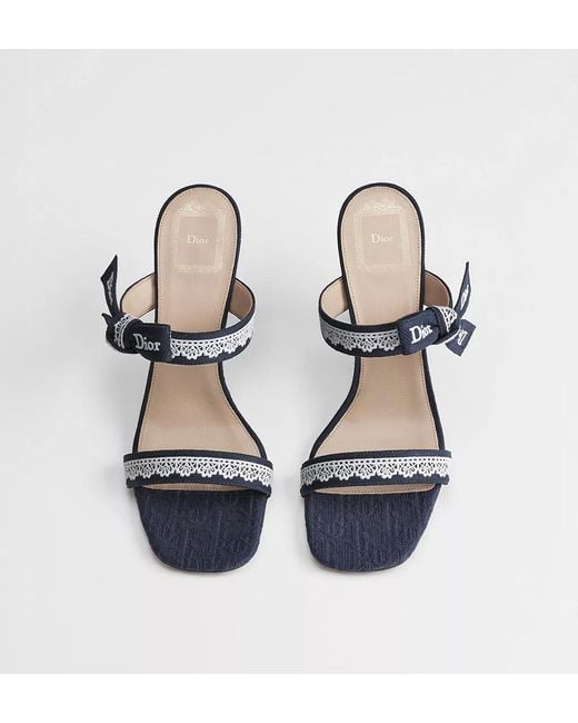 Dior Blue J'A Heeled Sandal With Straps
